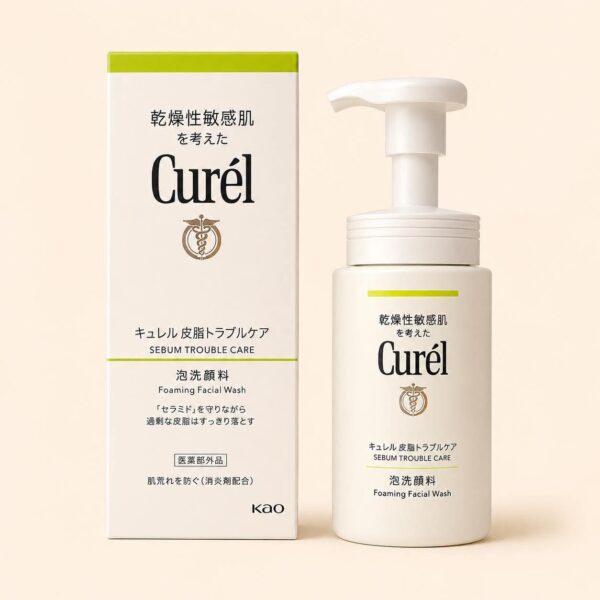 Curél Sebum Trouble care Foaming Facial Care
