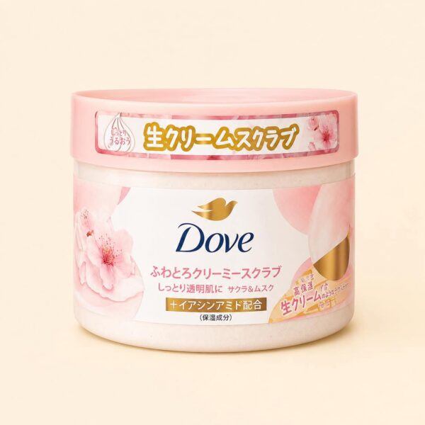 Dove  exfoliating body polish sakura & musk