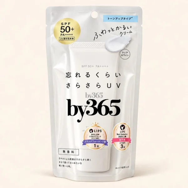 by365 Powdery UV Cream Tone Up Clear White 60g SPF 50+ PA ++++