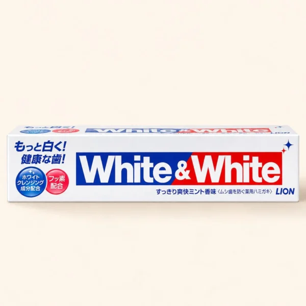 Lion white and white toothpaste 150g